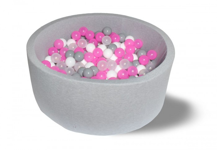 Купить hotenok сухой бассейн розовый праздник 30 см с комплектом шаров 200 шт. sbh004