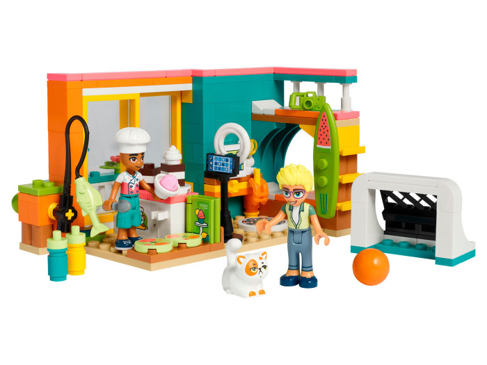 Купить конструктор lego friends комната лео (203 детали) 41754