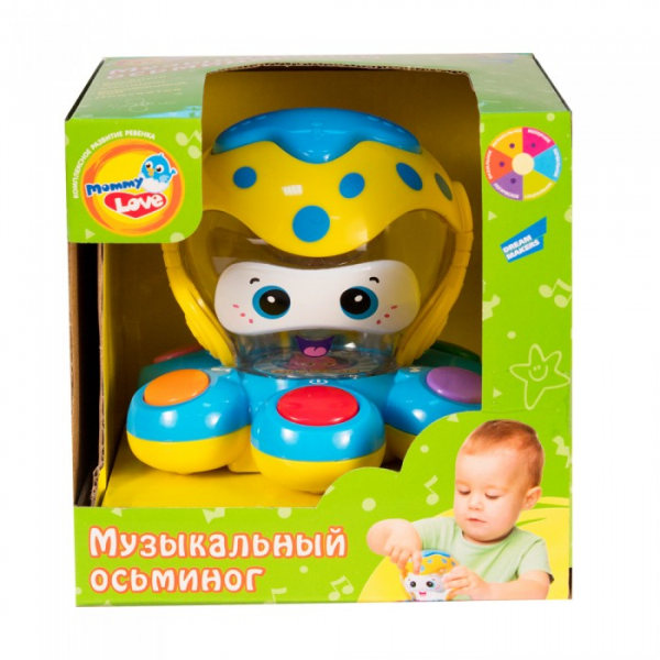 Купить mommy love музыкальный центр осьминог qx-91134e