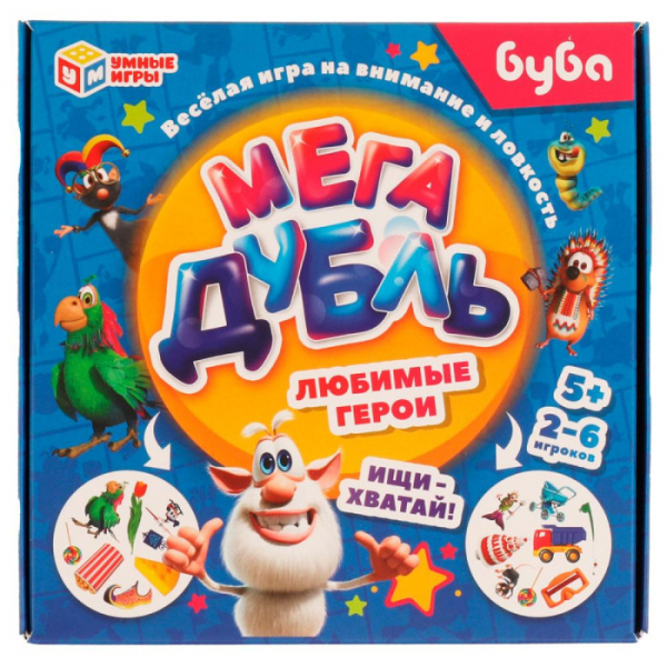 Купить умные игры любимые герои буба мега дубль 4680107940681