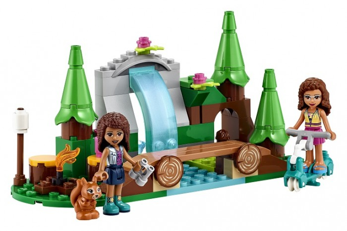 Купить конструктор lego friends лесной водопад 41677