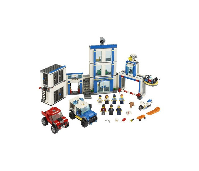 Купить конструктор lego city 60246 лего город полицейский участок 60246