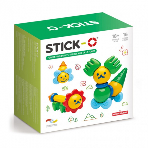 Купить конструктор stick-o forest friends set 902002