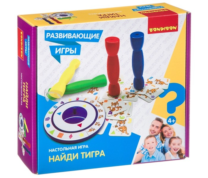 Купить bondibon настольная игра найди тигра вв4477