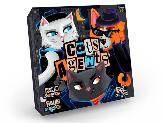 Купить danko toys настольная игра cats agents g-ca-01-01