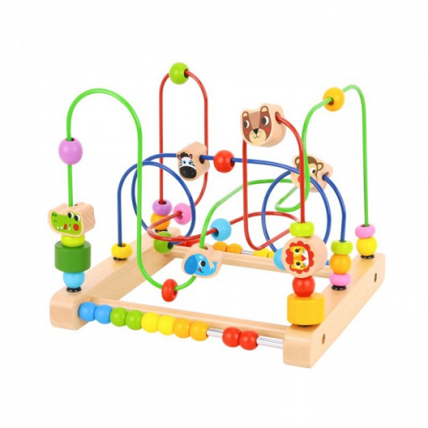 Купить деревянная игрушка tooky toy лабиринт лес tl706