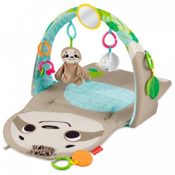 Купить развивающий коврик fisher price ленивец gnb52