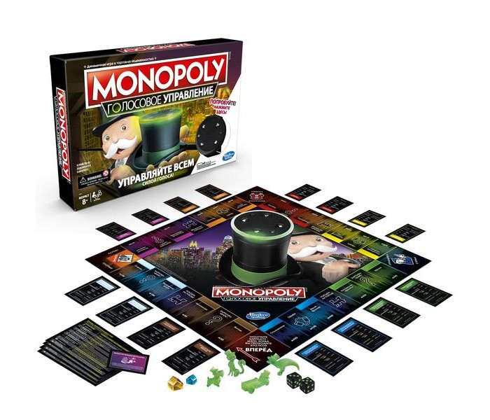 Купить hasbro games игра настольная монополия голосовое управление e4816