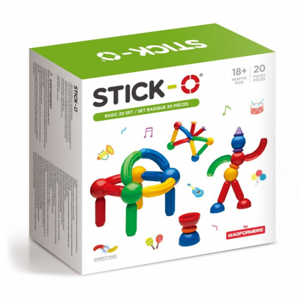 Купить конструктор stick-o basic 20 set 901002