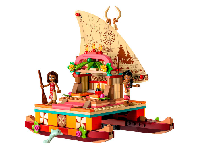 Купить конструктор lego princess лодка-путешественник моаны (321 деталь) 43210