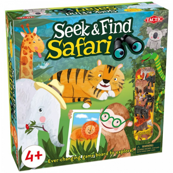 Купить tactic games настольная игра seek & find safari 58007