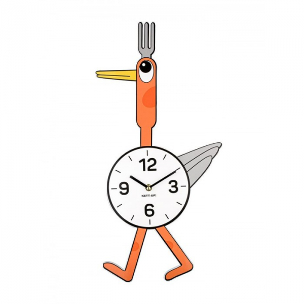 Купить часы kett-up детские настенные design zoo модный страус ku048.5