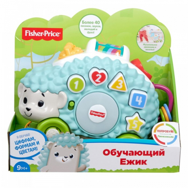 Купить fisher price музыкальный обучающий ежик gjb14