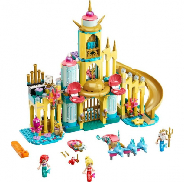 Купить конструктор lego disney ariel's underwater palace (498 деталей 43207