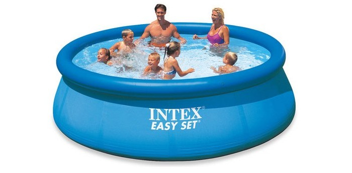 Купить бассейн intex бассейн easy set 396х84 см 28143