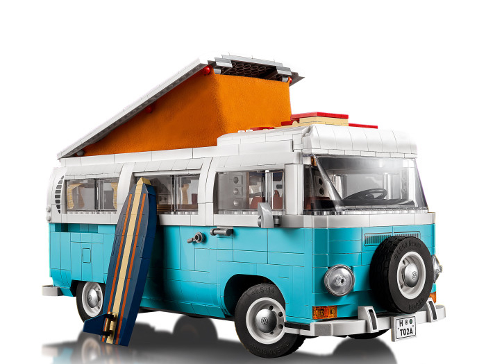 Купить конструктор lego icons туристический фургон vw t2 (2207 деталей) 10279