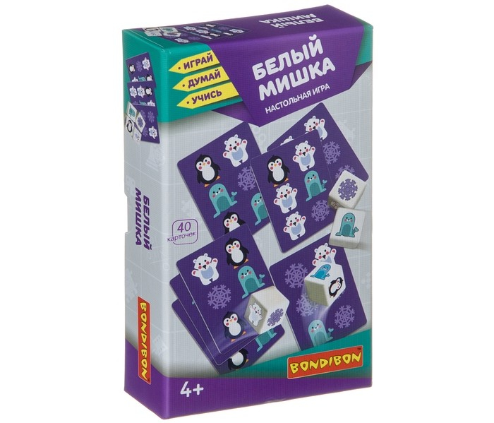 Купить bondibon настольная игра белый мишка вв4253