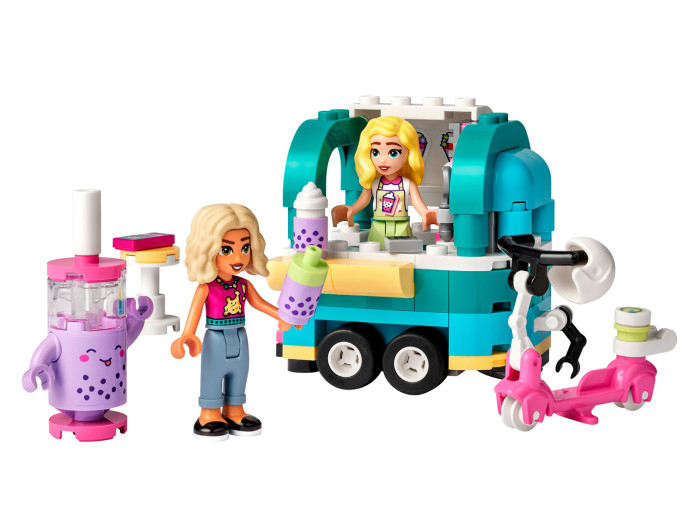 Купить конструктор lego friends передвижное кафе с пузырьковым чаем (109 деталей) 41733