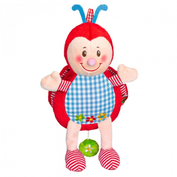 Купить мягкая игрушка spiegelburg музыкальная божья коровка baby gluck 21 см 11390