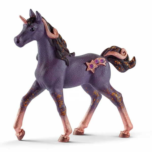 Купить schleich игровая фигурка звездный единорог жеребенок 70580