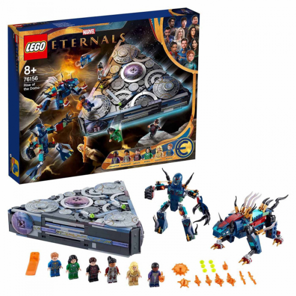 Купить конструктор lego super heroes взлёт домо 76156