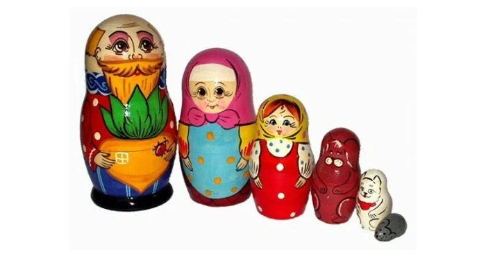 Купить деревянная игрушка бэмби матрешка репка 12252/p45/748