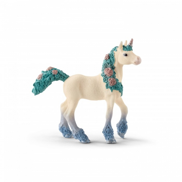 Купить schleich фигурка цветочный единорог жеребенок 70591