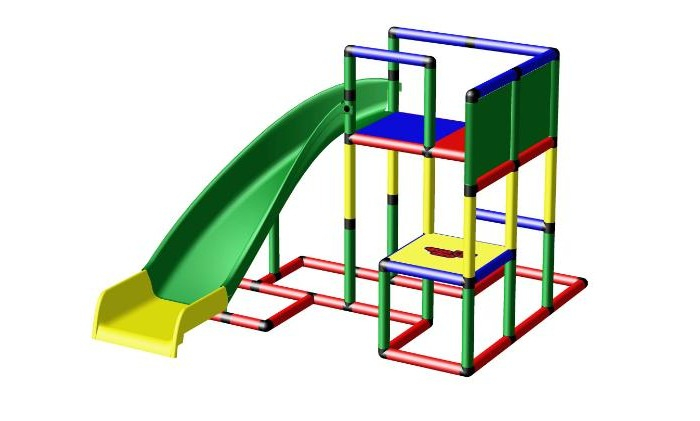 Купить quadro конструктор крупногабаритный starter с винтовой горкой 12847