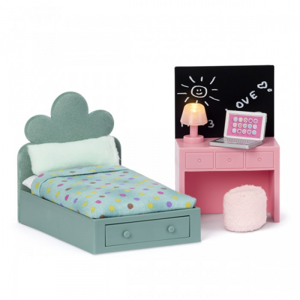 Купить lundby набор мебели для домика комната подростка lb_60202900