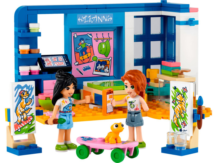 Купить конструктор lego friends комната лиэнн (204 детали) 41739