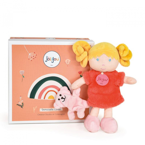 Купить doudou et compagnie моя первая кукла miss corail jj6002