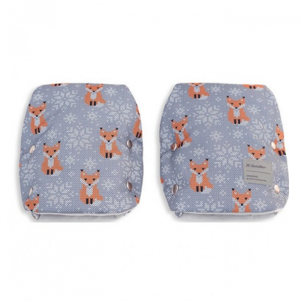 Купить x-lander муфта на коляску x-muff winter foxes t-akc-00040