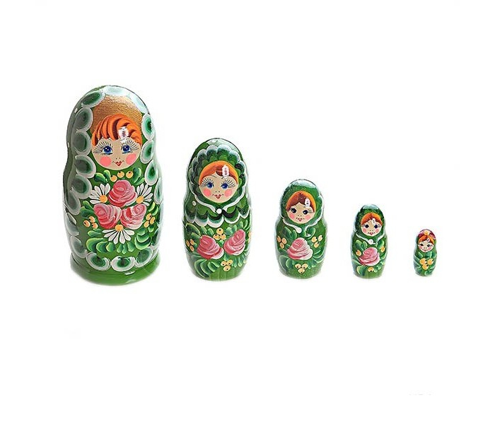 Купить деревянная игрушка бэмби матрешка 5 в 1 p45/755 p45/755