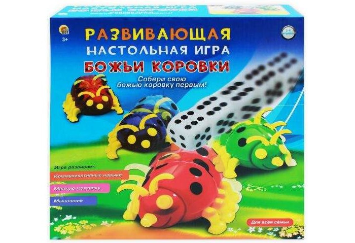 Купить рыжий кот настольная игра божьи коровки ин-3110