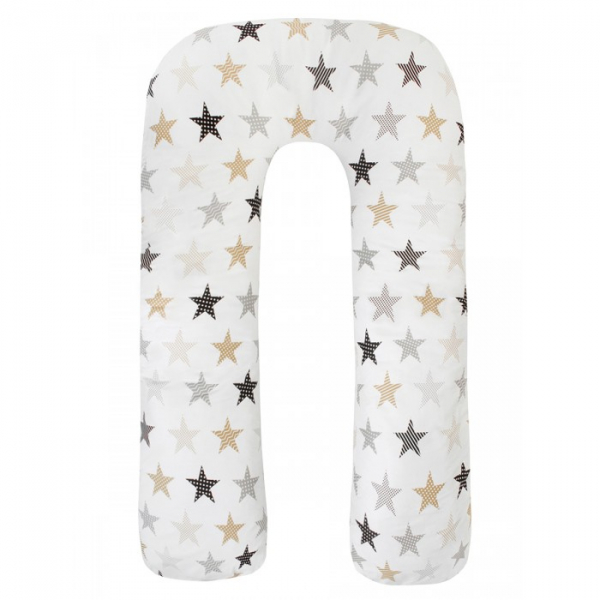 Купить amarobaby подушка для беременных u-образная звезды пэчворк 340х35 см 