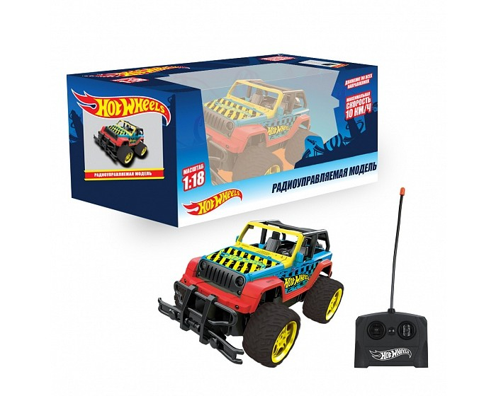 Купить 1 toy hot wheels внедорожник на радиоуправлении 1:18 т14168 т14168