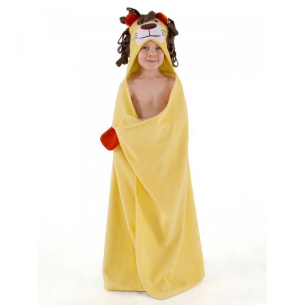 Купить babybunny полотенце детское махровое с капюшоном лев 7a209
