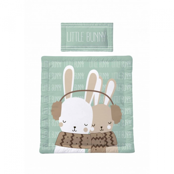 Купить amarobaby exclusive creative комплект в коляску little bunny (3 предмета) amaro-36ms-cclb