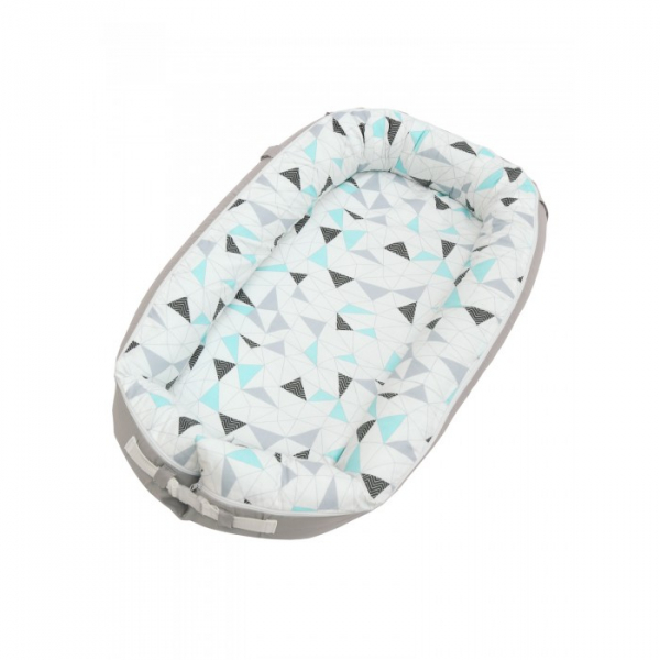 Купить amarobaby подушка-позиционер для сна soft care треугольники 