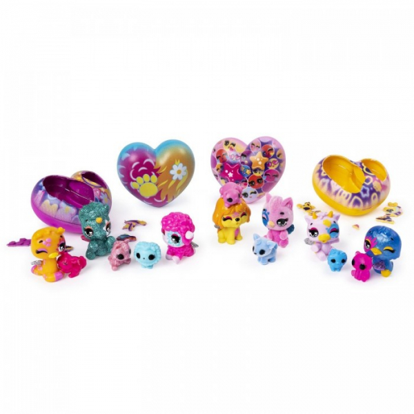 Купить hatchimals коллектаблс s7 фигурки в сердечке с питомцем 2 шт. 6054180