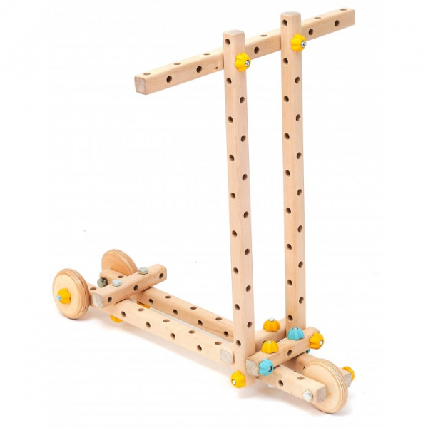 Купить деревянная игрушка kidwood конструктор масштабный эврика large 010703