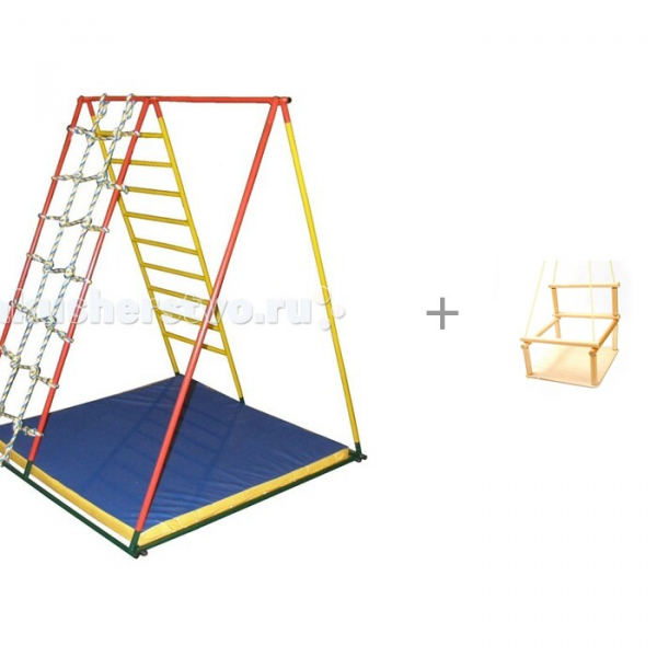 Купить ранний старт детский спортивный комплекс эконом полная комплектация и деревянные детские качели kidwood 