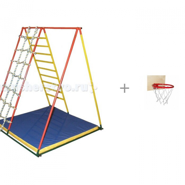 Купить ранний старт детский спортивный комплекс компакт полная комплектация и баскетбольное кольцо со щитом 
