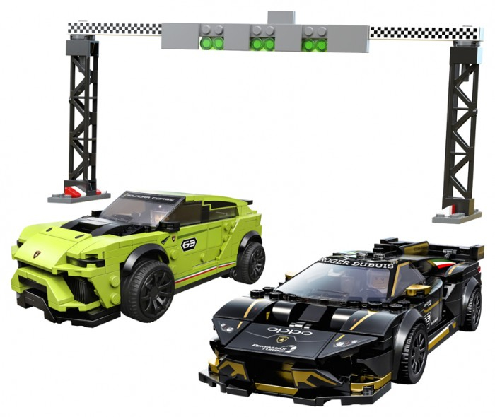 Купить конструктор lego speed champions lamborghini urus st-x & lamborghini huracan super trofeo 76899