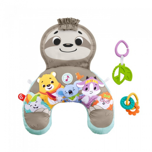 Купить fisher price музыкальная подушка под животик grr01