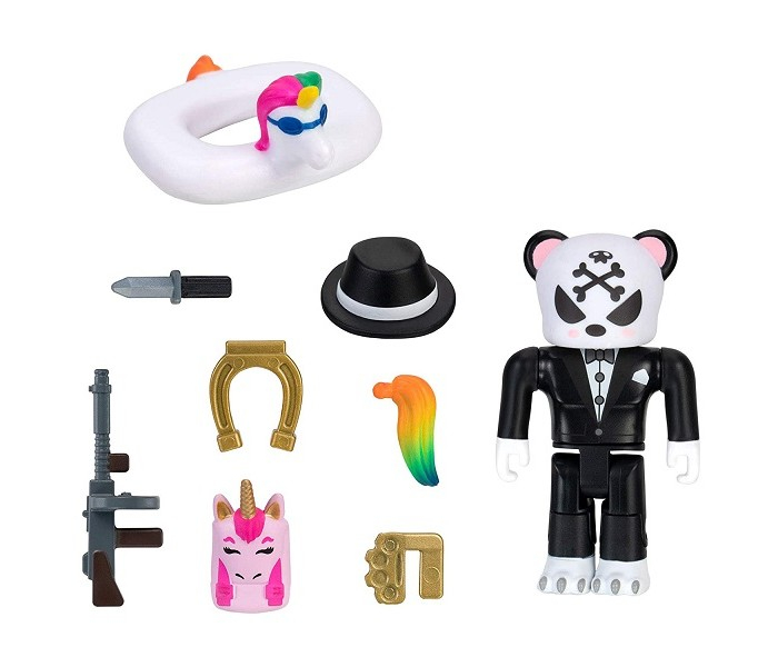 Купить roblox игрушка фигурка героя rare complicated unicorn gangster panda avatar shop с аксессуарами rob0354