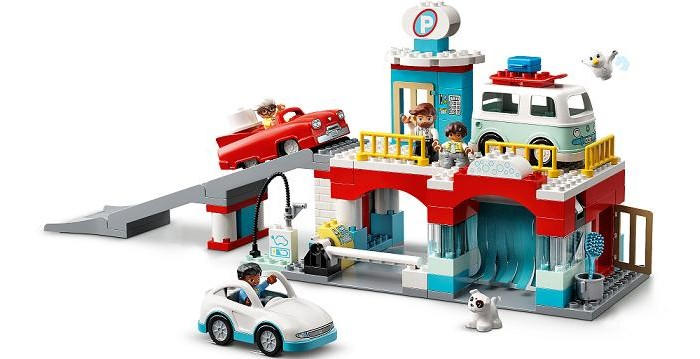 Купить конструктор lego duplo гараж и автомойка 10948