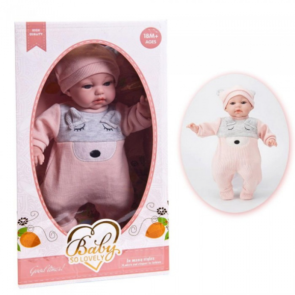 Купить junfa кукла baby so lovely пупс в костюмчике и шапочке 35 см 1909-3 1909-3