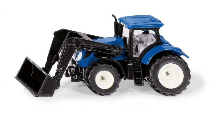 Купить siku трактор new-holland ttv 7150 с фронтальным погрузчиком 1396