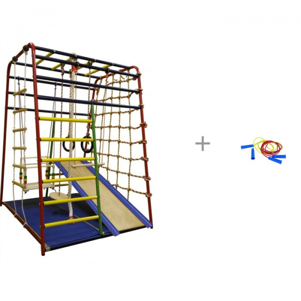 Купить вертикаль детский спортивный комплекс веселый малыш next и скакалка нордпласт 220 см 